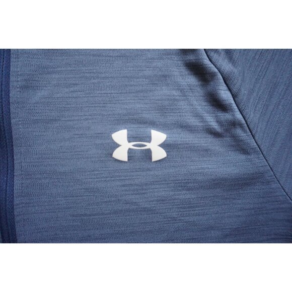 Under Armour Men's Blue Quarter-Zip Pullover – Size M - Picture 2 of 9